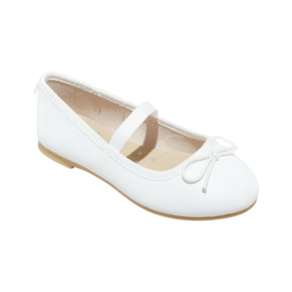 Cat & Jack Other - Cat & Jack “Nora” Slip-On Ballet Flats, Toddler Girls’ 10 White, NWT & BNIP